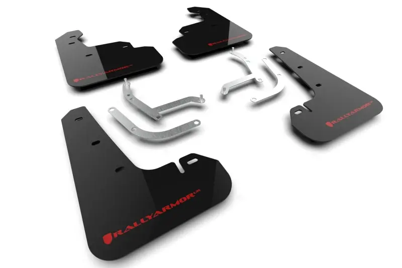 Rally Armor Black Ur Mud Flap W/ Red Logo - 2024-2026 Subaru Impreza 1