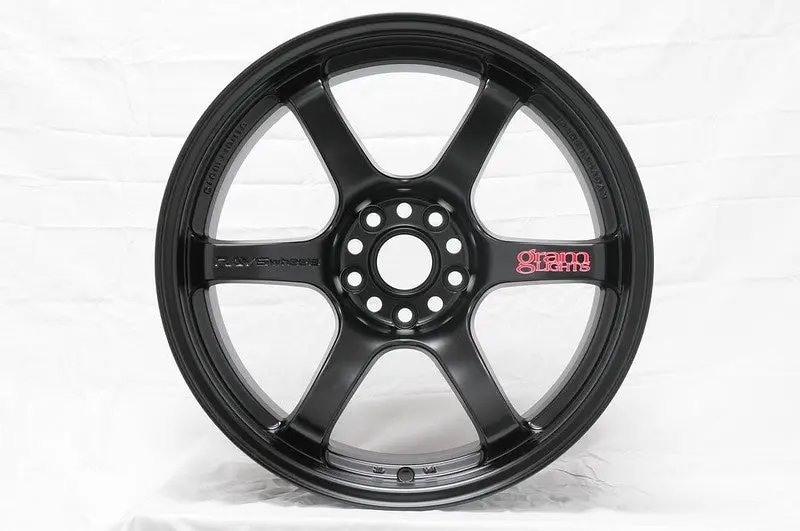 Gram Lights 57Dr 19X9.5 +35 5X114.3 Semi Gloss Black Wheel 1