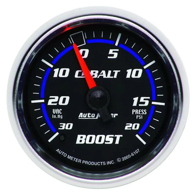 Autometer Cobalt 52Mm 20Psi Mechanical Boost Gauge 1