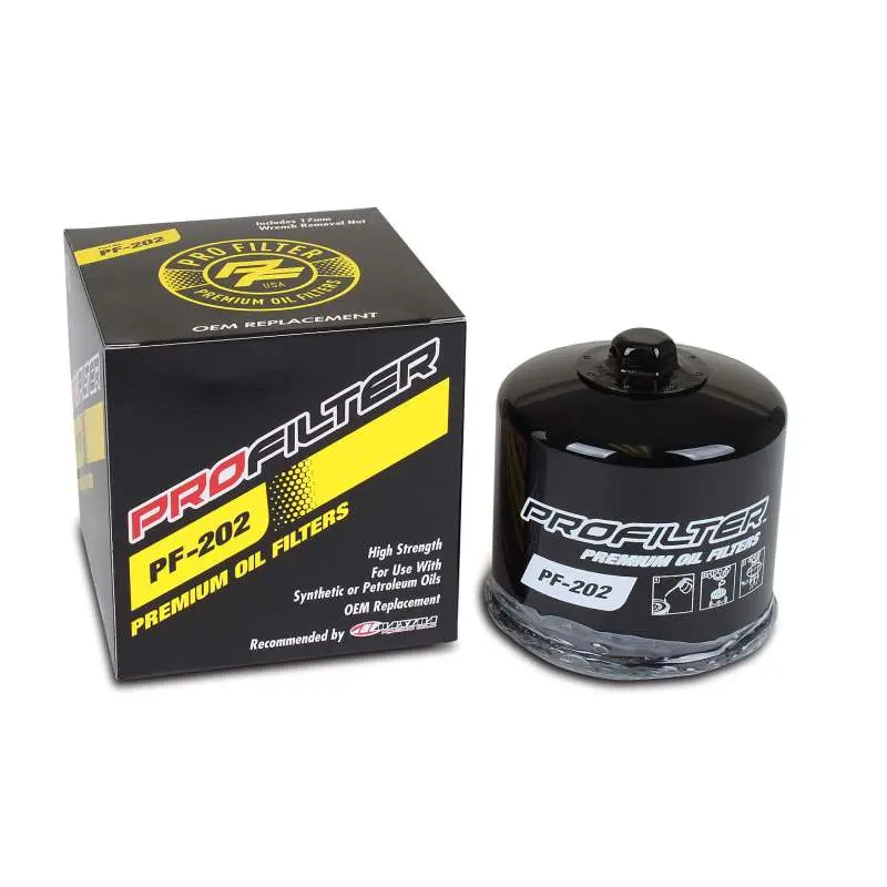 Profilter Honda/Kawasaki Spin-On Black Various Performance Oil Filter - Single 1