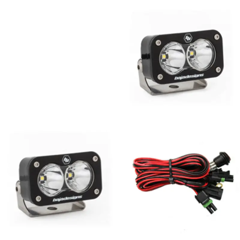 Baja Designs S2 Pro Series Led Light Pods Spot Pattern - Pair 1