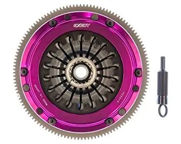 Exedy Stage 4 Heavy Duty Twin Organic Disc Clutch Kit - 04-21 Sti 1