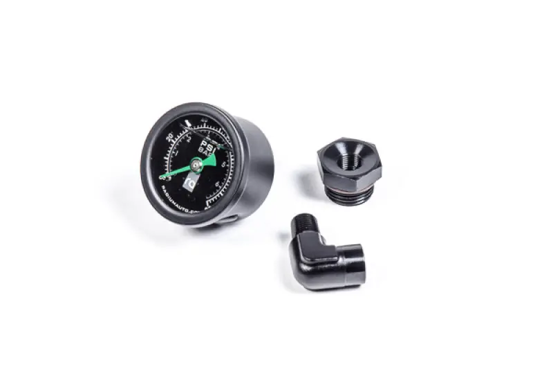 Radium Engineering Fuel Pressure Gauge W/ 8An Orb 90 Deg Adapter For 08-21 Sti Fpr 1