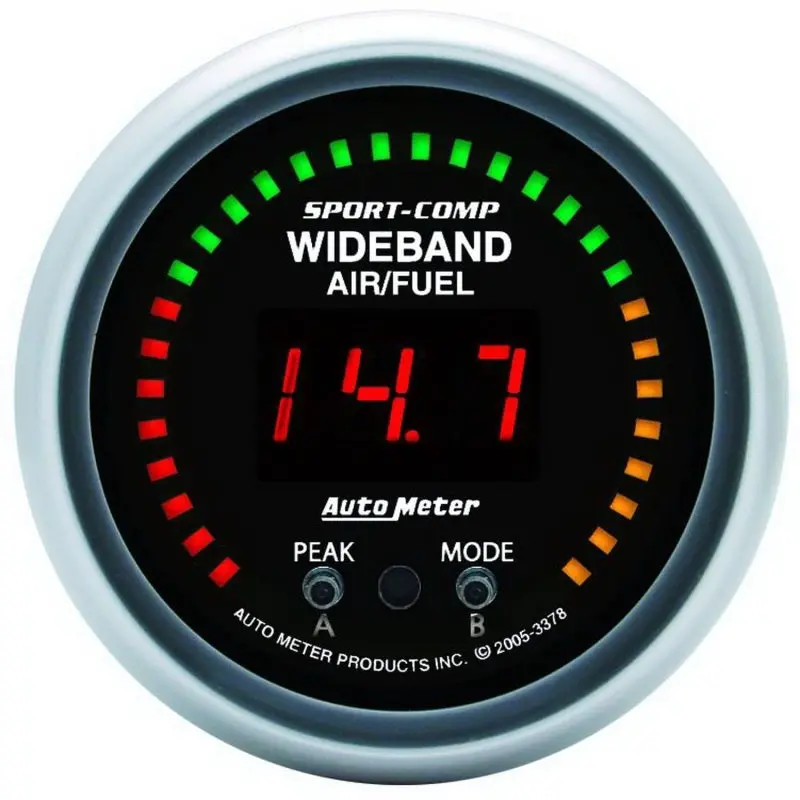 Autometer Sport-Comp 52Mm Wideband Air/Fuel Gauge 1