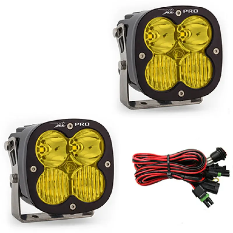 Baja Designs Xl Pro Series Driving Combo Pattern Pair Led Light Pods - Amber 1
