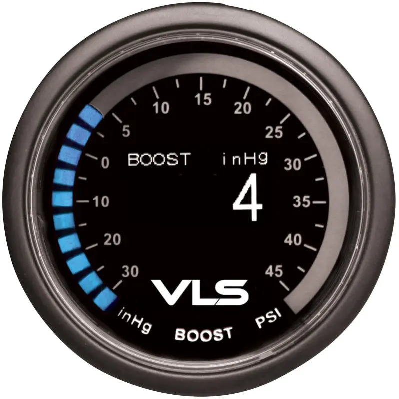 Revel Vls 52Mm 30Inhg-45Psi Digital Oled Boost Gauge 1
