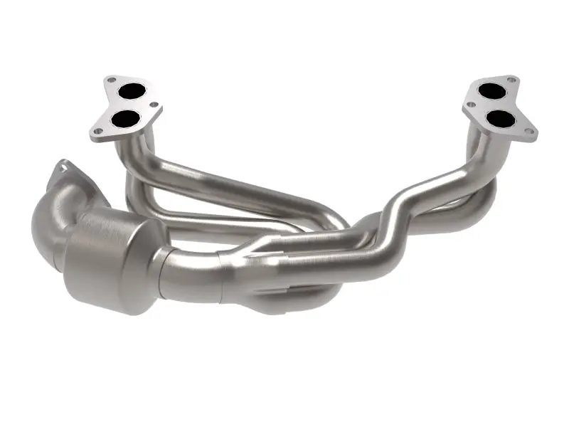 Afe Twisted Steel 304 Stainless Steel Header W/ Cat - 13-19 Outback H4-2.4L, 13-19 Legacy H4-2.4L 1