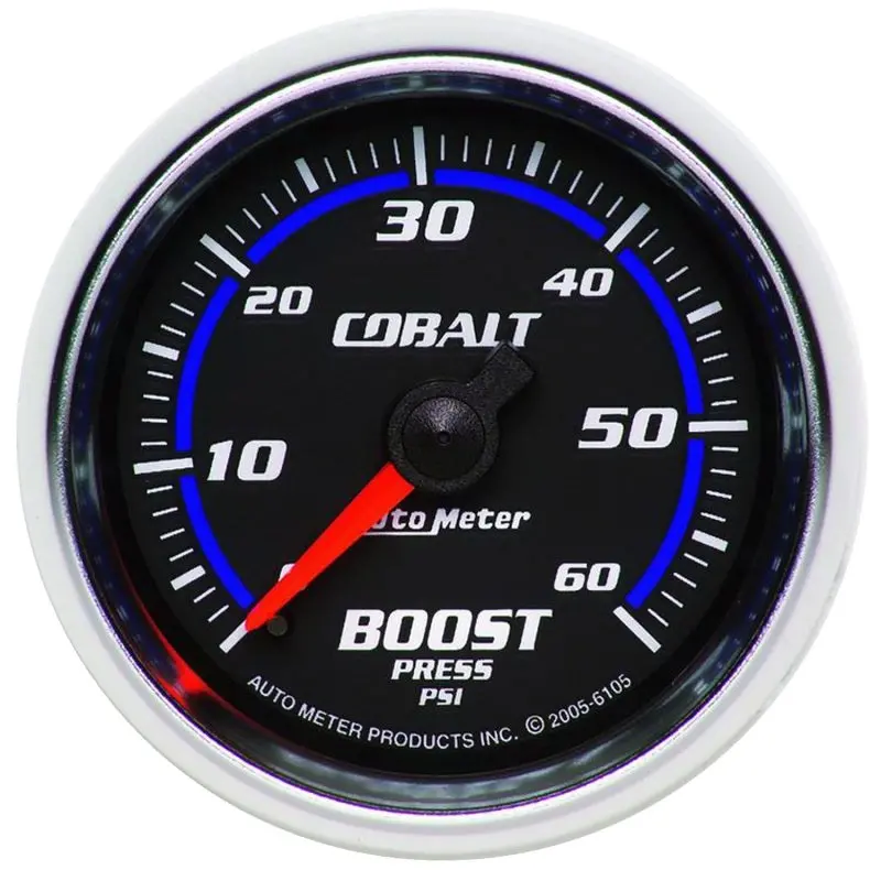 Autometer Cobalt 52Mm 0-60Psi Mechanical Boost Gauge 1