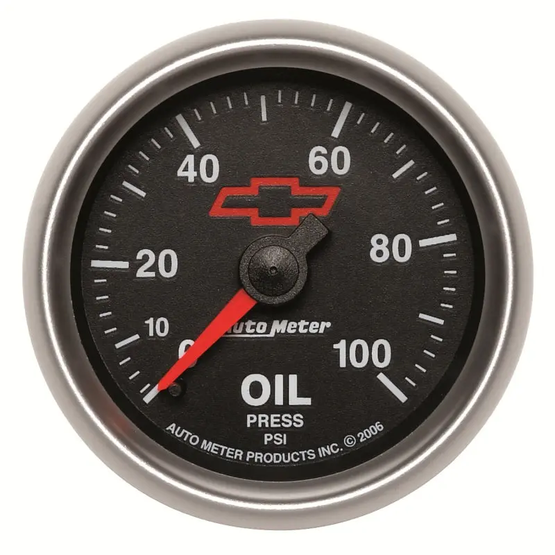 Autometer Sport-Comp Ii Gm 52Mm 0-100 Psi Mechanical Oil Pressure Gauge 1