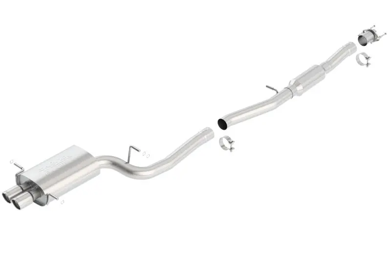 Borla Twin Tip Hush Catback Exhaust - 02-07 Wrx 1