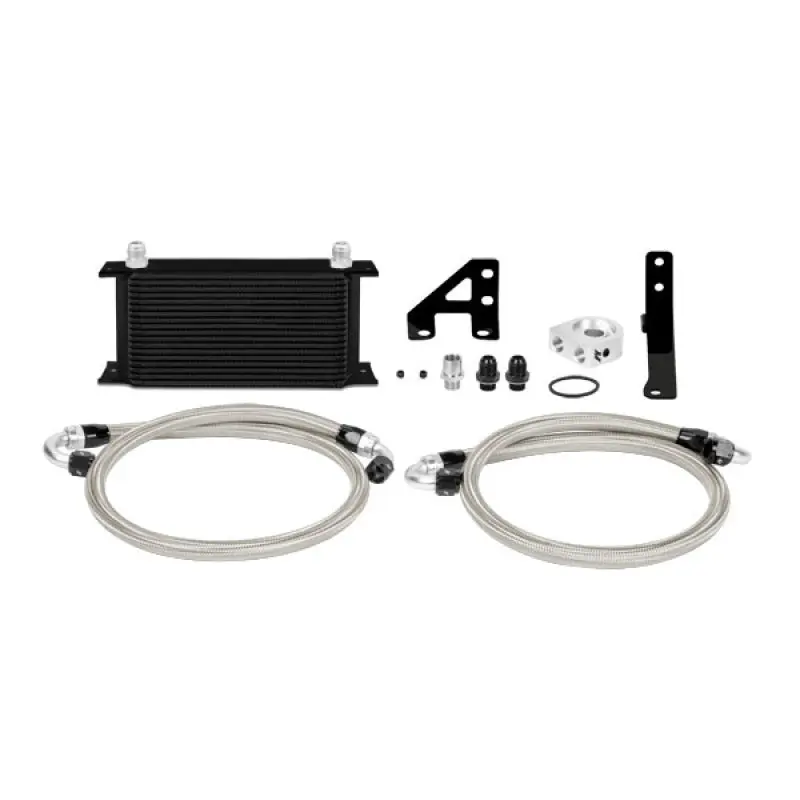 Mishimoto Thermostatic Oil Cooler Kit - Black - 2015-2021 Sti 1