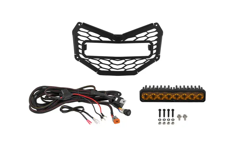 Diode Dynamics 17-26 Can Am Maverick X3 Ss10 Grille Max Yellow Driving 1