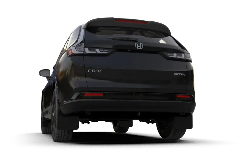 Rally Armor 23-26 Honda Cr-V Black Mud Flap - Metallic Black Logo 1