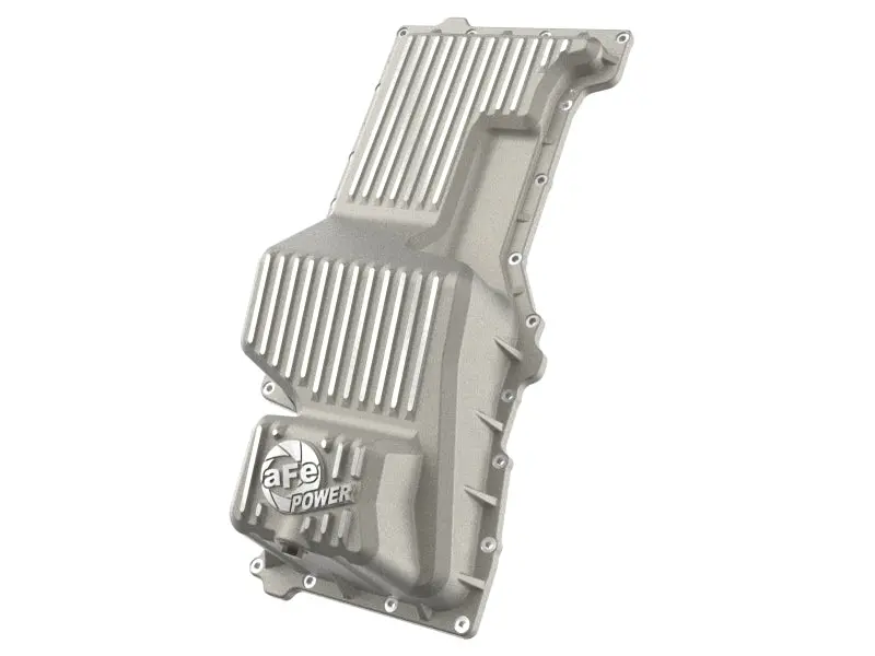 Afe 20-25 Gm Trucks Engine Oil Pan - Raw W/ Machined Fins 1