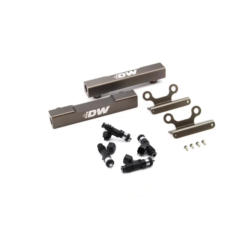 Deatschwerks Fuel Injectors 1000Cc W/Top Feed Fuel Rails - 2002-2014 Wrx, 2007-2014 Sti, 2007-2012 Legacy Gt 1