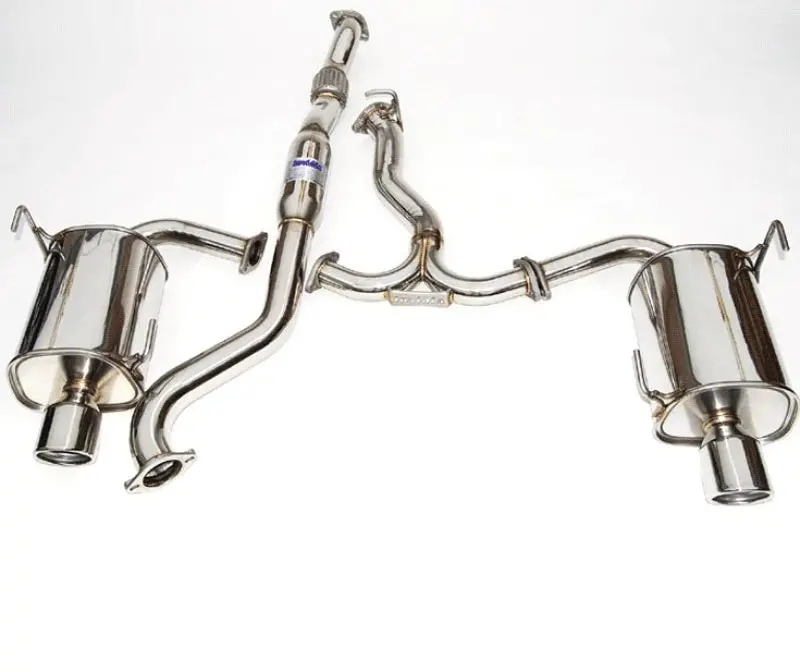 Invidia Q300 Cat-Back Exhaust W/ Rolled Stainless Steel Tips - 2014-2018 Subaru Forester Xt 1