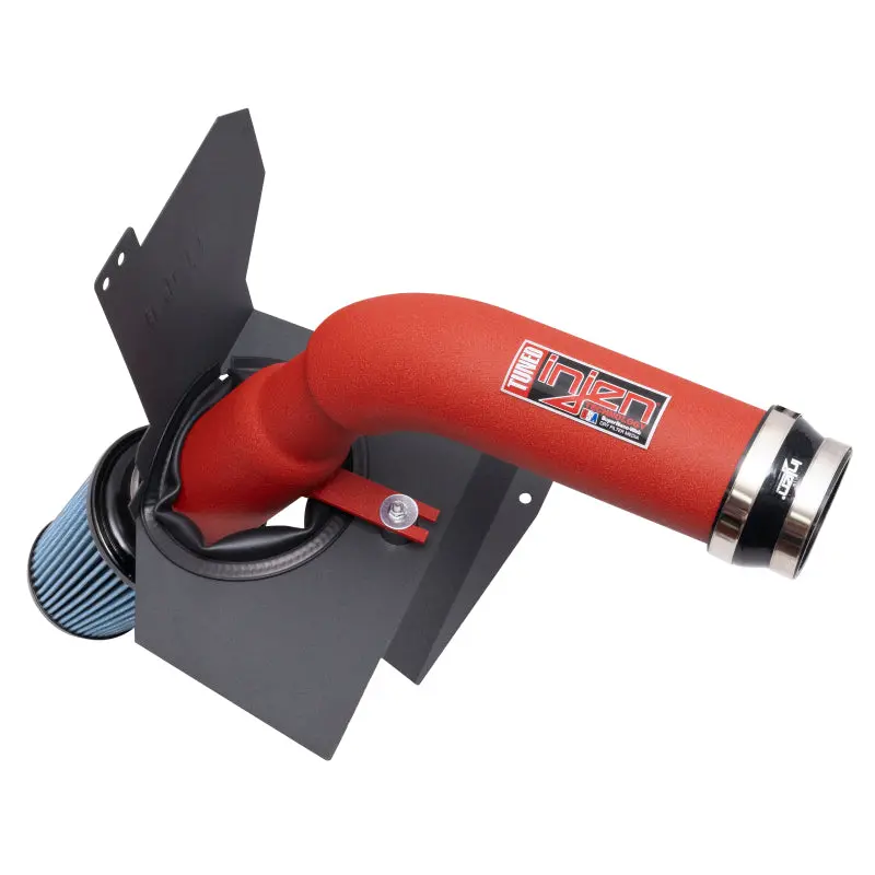 Injen Short Ram Sp Aluminum Series Cold Air Intake -Wrinkle Red - 18-21 Subaru Sti 1