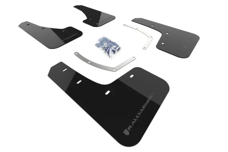 Rally Armor Black Ur Mud Flap Grey Logo - 2018-2024 Ascent 1