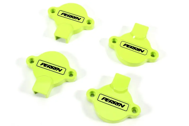 Perrin Cam Solenoid Cover Neon Yellow - 2013-2021 Brz 1
