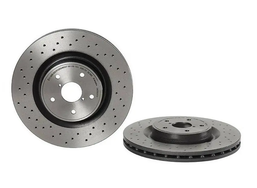 Brembo Front Premium Uv Coated Oe Equivalent Single Rotor - 18-21 Sti, 2024+ Wrx Tr/Rs W/ Brembos 1