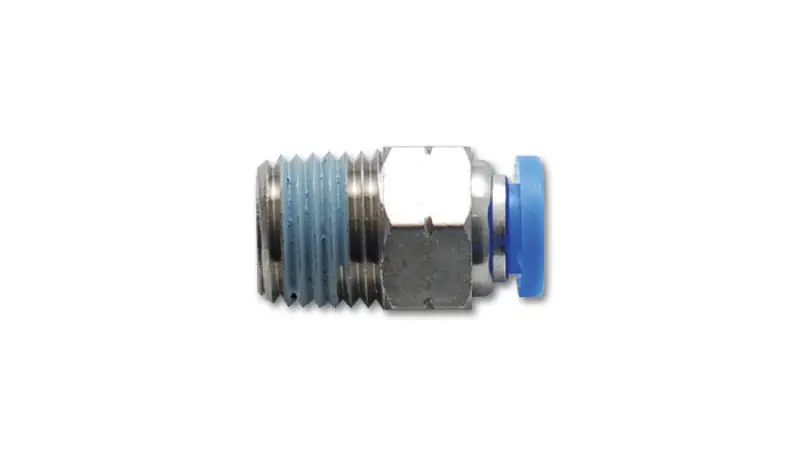 Vibrant Male Straight Pneumatic Vacuum Fitting 1/8In Npt Thread For Use With 3/8In 9.5Mm Od Tubing 1