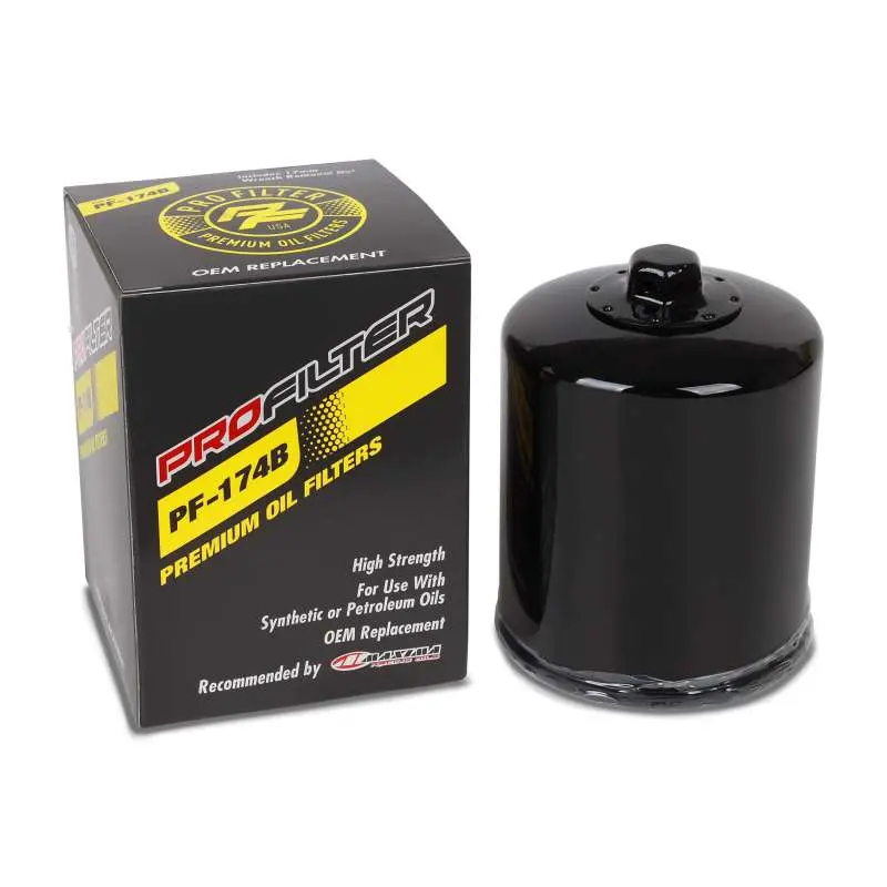 Profilter Harley Spin-On Black Various Performance Oil Filter - Single 1