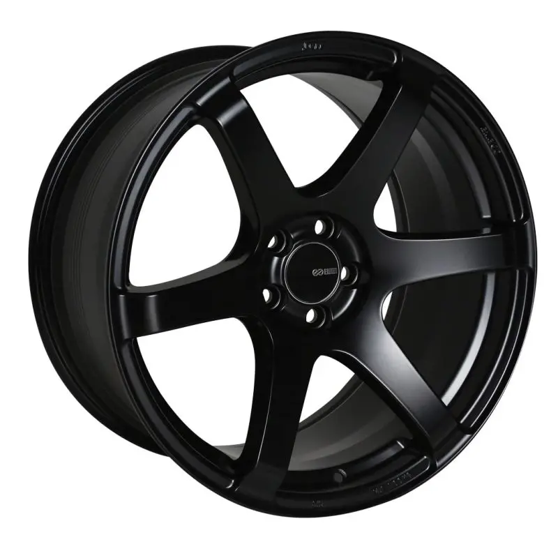 Enkei T6s 17X8 45Mm Offset 5X100 Bolt Pattern 72.6 Bore Matte Black Wheel 1