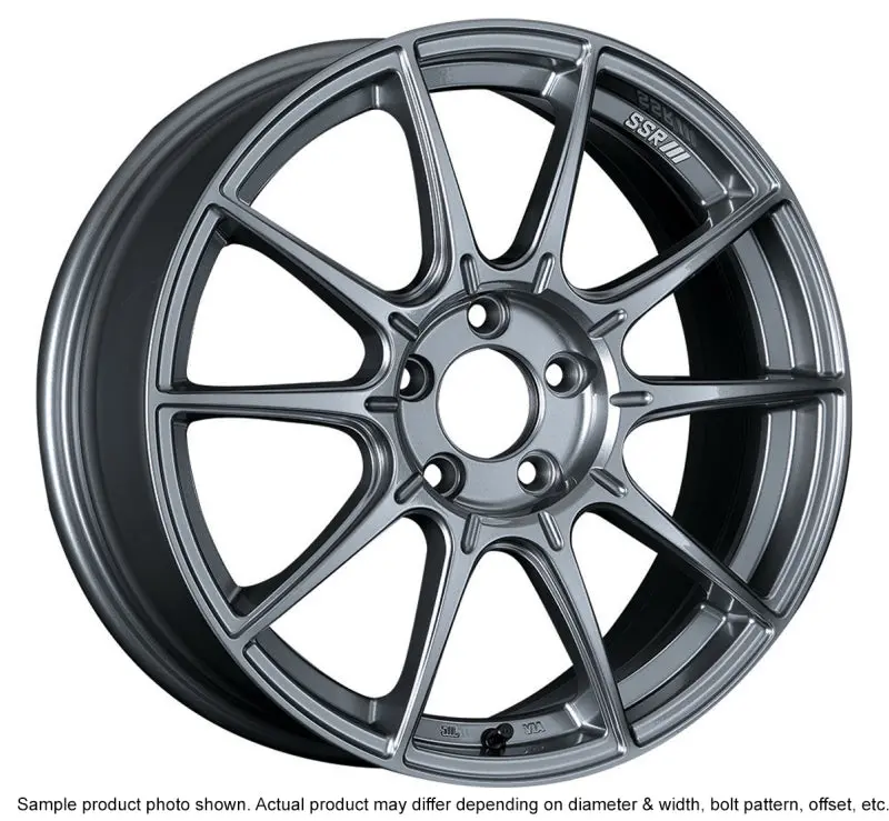 Ssr Gtx01 17X9 5X100 38Mm Offset Dark Silver Wheel 1