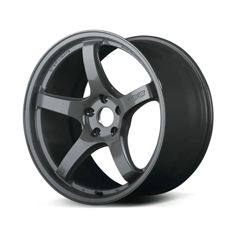Gram Lights 57Cr 18X9.5 +22 5X114.3 Glossy Gray Wheel 1