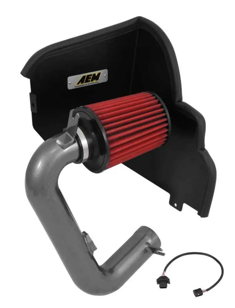 Aem Cold Air Intake Gunmetal Subaru Wrx 2015-2021 1