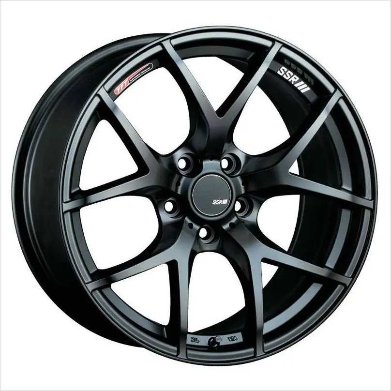 Ssr Gtv03 18X8.5 5X114.3 40Mm Offset Flat Black Wheel 1