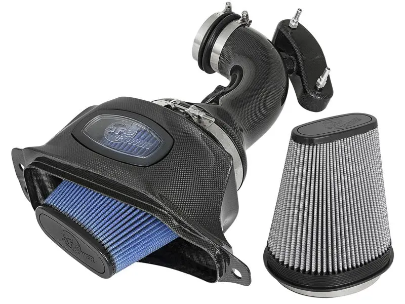 Afe Momentum Black Series Carbon Fiber Intake System P5r 14-17 Chevy Corvette 6.2L (C7) 1