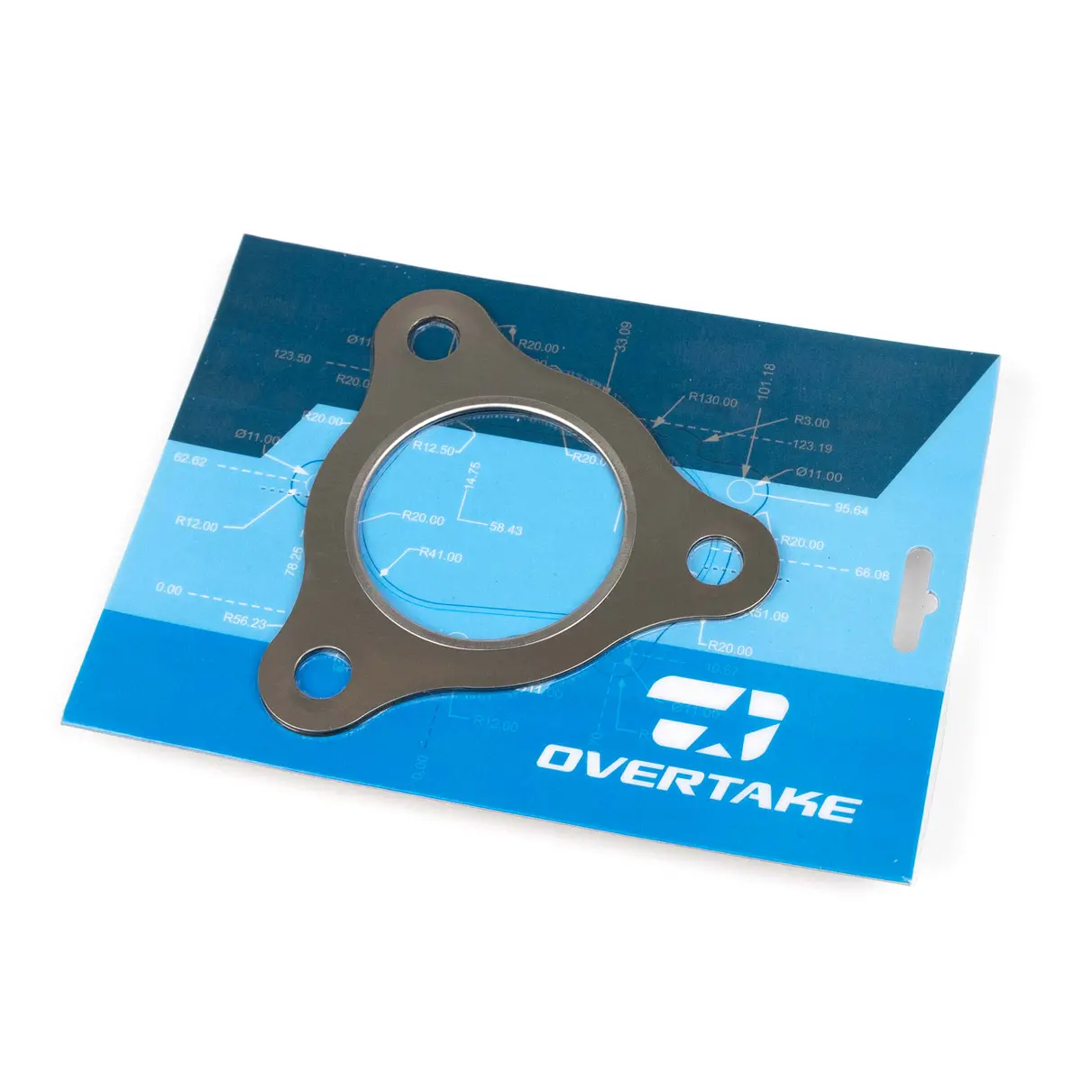 Overtake 3-Bolt Manifold To Up Pipe Gasket - Subaru  Ej Engine W/ 3 Bolt Up Pipe 1
