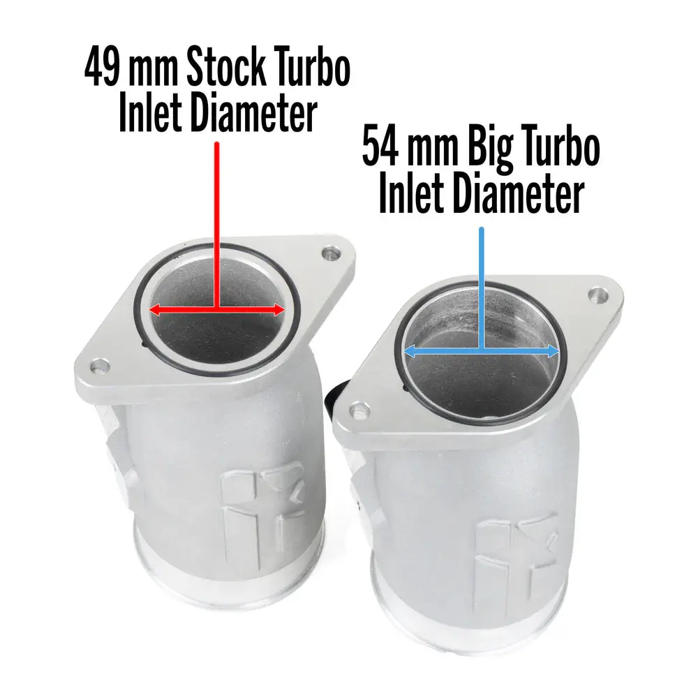 Overtake Aluminum Big Turbo Inlet - 2015-2021 Wrx, 2014-2018 Forester Xt 1