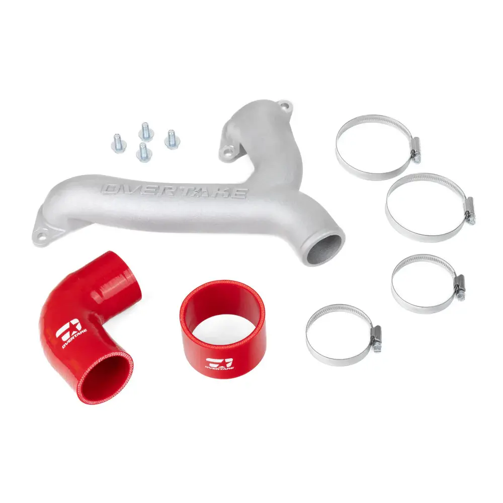 Overtake Top Mount Intercooler Y-Pipe Kit - Subaru 2004-21 Sti 1