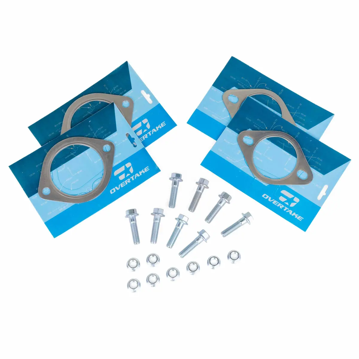 Overtake Catback Exhaust Hardware Refresh Kit - 2008-25 Subaru Wrx/Sti Sedan 1