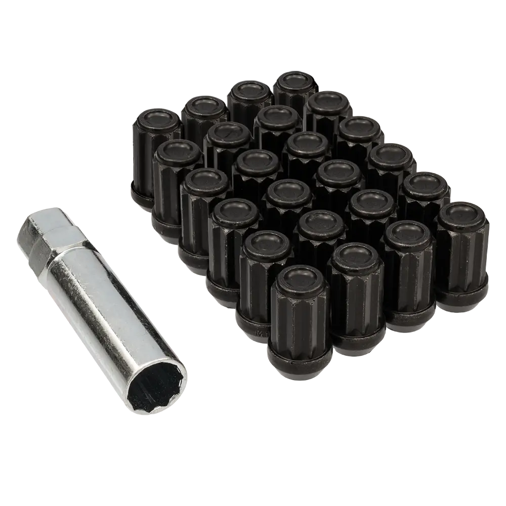 Bimecc Lug Nut Kit - 12X1.25 - Black 1