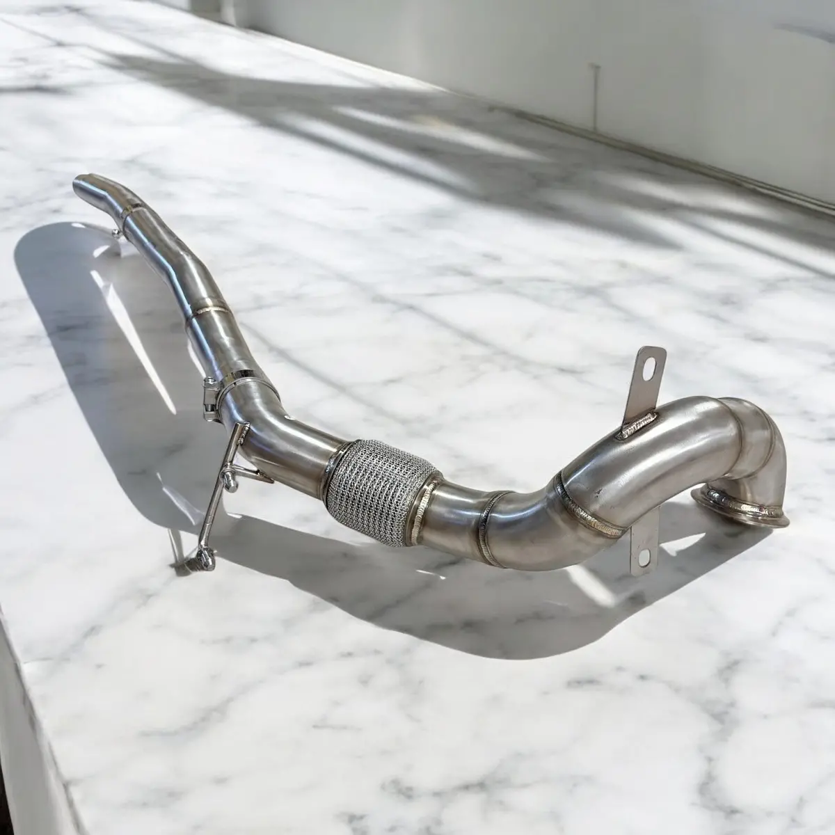 Awd 2.0T Vw Mk7 Golf R Race Downpipe (Catless And Catted) 1