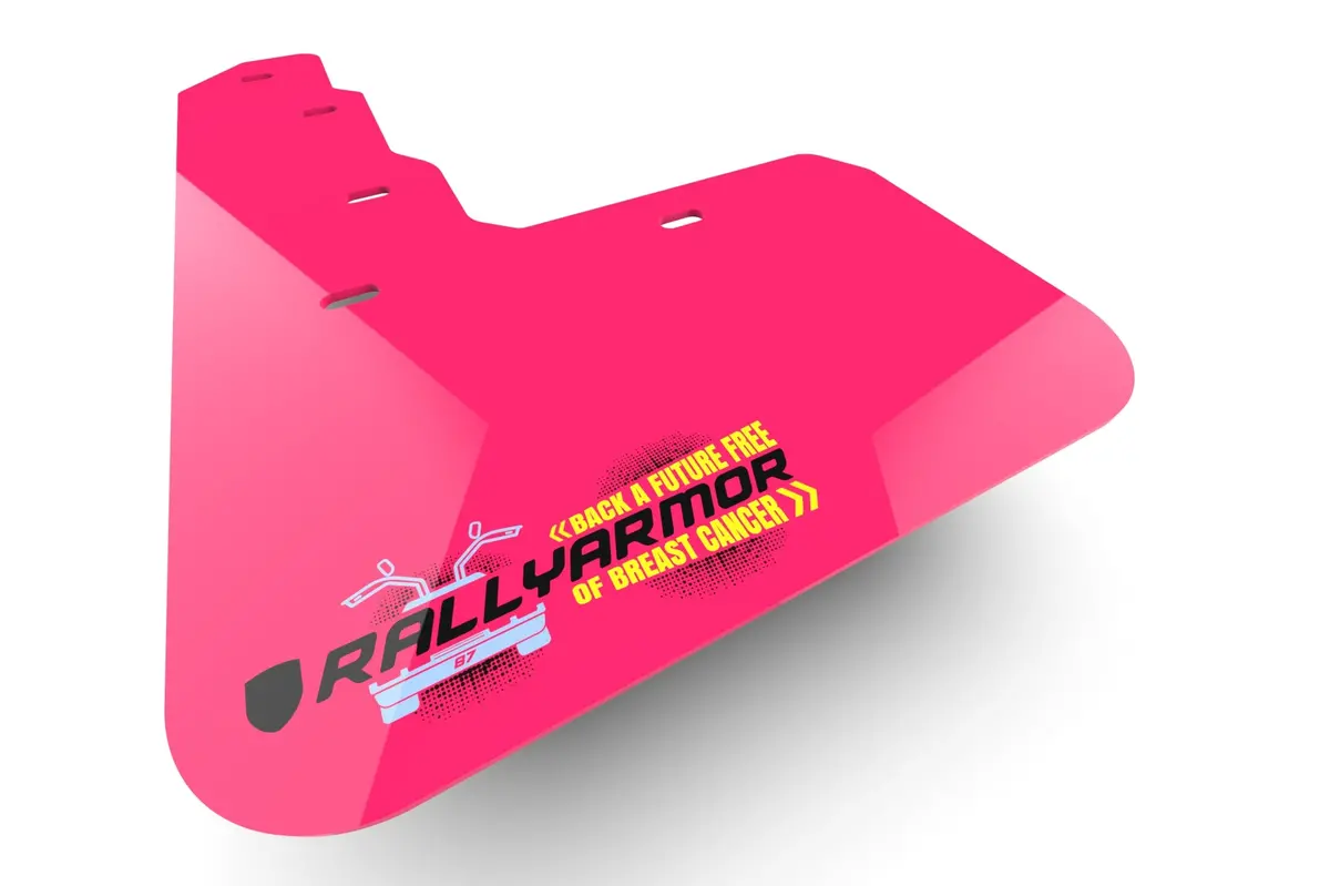 Rally Armor Ur Mud Flaps - Pink Mud Flap Bce Logo - 2015-2021 Wrx , 2015-2021 Sti 1