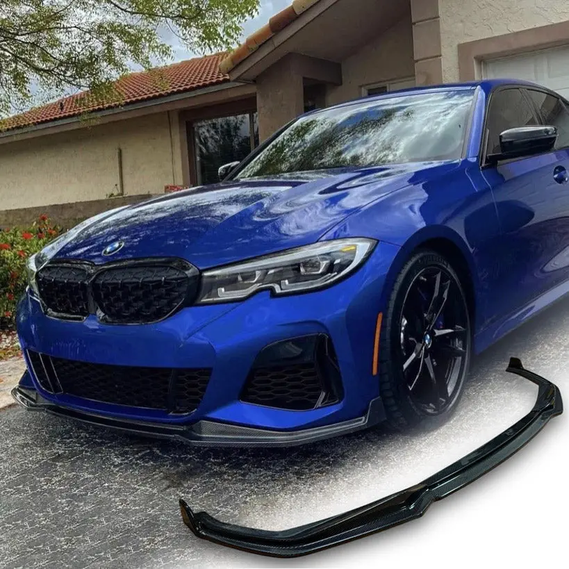 M Carbon Fiber Front Lip For Pre Lci Bmw G20 330I & M340i 1