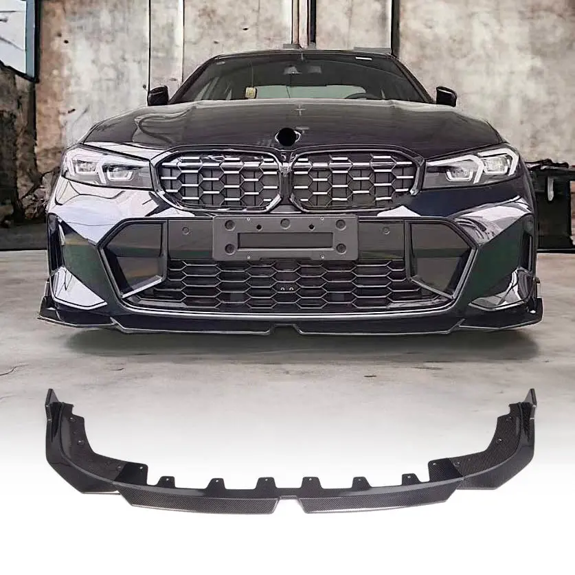 Carbon Fiber M Style Front Lip For 2023+ Bmw G20 330I & M340i 1