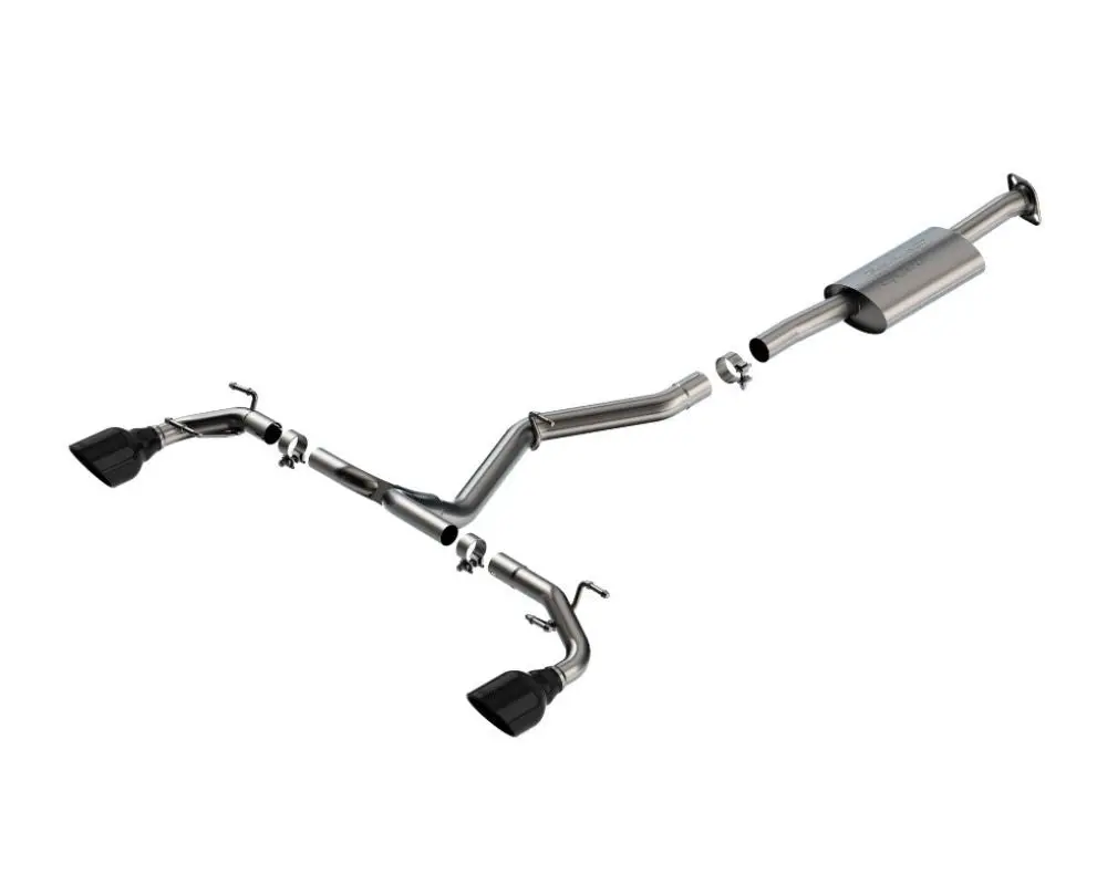 Borla Cat-Back Exhaust System S-Type W/ 5" Black Chrome Tips - 2022+ Brz 1