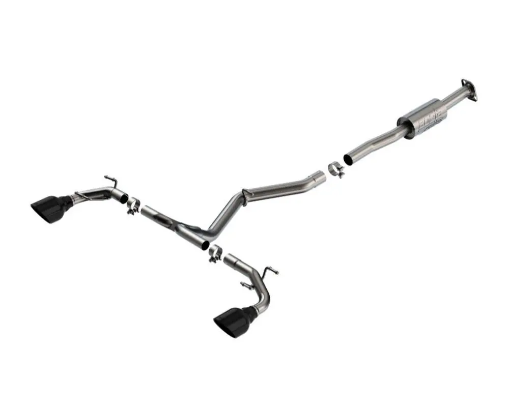Borla Cat-Back Exhaust System Atak W/ 5" Black Chrome Tips - 2022+ Brz 1
