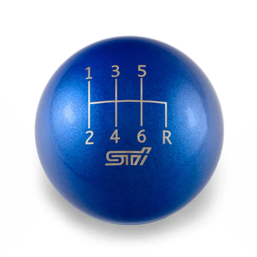 Billetworkz Weighted Shift Knob W/ 6 Speed Sti Engraving - 2004-2021 Sti 5