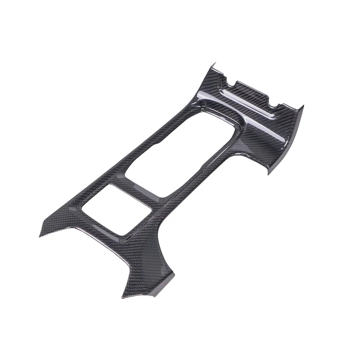 Driven Media Gloss Carbon Fiber Center Shift Panel Frame - 2022+ Wrx 1
