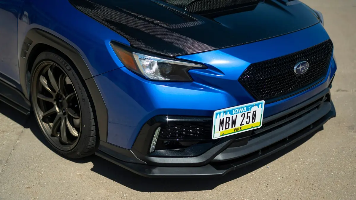 Olm Rd1 Style 3 Piece Matte Black Abs Front Lip - 2022+ Wrx 1