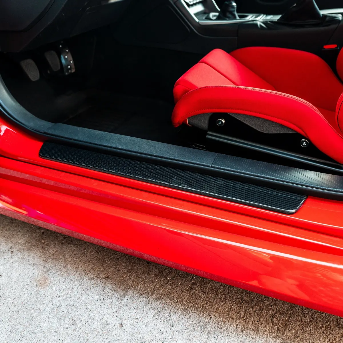 Driven.Media Carbon Fiber Outer Door Sill Cover - 2022+ Toyota Gr86 / Subaru Brz 3