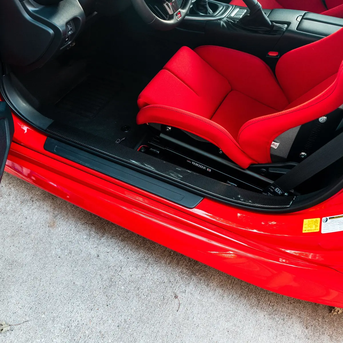 Driven.Media Carbon Fiber Inner Door Sill Cover - 2022+ Toyota Gr86 / Subaru Brz 3