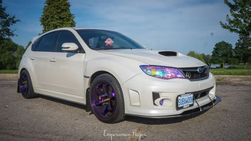 Ventus Autoworks 2Pc Side Splitters - 2011-2014 Subaru Wrx/Sti Hatchback 1