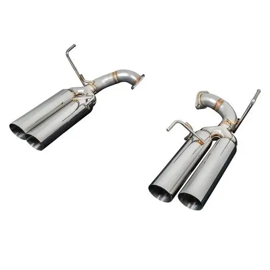 Remark Axle Back Exhaust - Polished Single Wall Tips - Boso Edition - 2015-2021 Wrx, 2015-2021 Sti 1